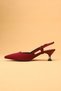 Women's Short Heeled Satin Evening Dress Shoes High Heels - 7