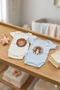 100% Cotton Printed Baby Boy Half Sleeve Premium Bodysuit - 2