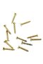 Clip, Hinge, Foot, Tree, Chipboard Screw 2,2X13 mm - Yellow 100 Pcs