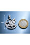 Symbol of Strength and Freedom Stainless Steel Wolf in a Crescent Moon Pendant - 5