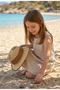 Bohemian Straw Hat with Ears for Girls 4-7 Years Old - 2