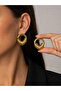 Women's Stainless Steel Vintage Hoop Earrings - 3