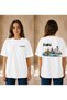 Women's Oversize T-Shirt Istanbul Printed 100% Cotton T-Shirt Comfortable Fit