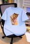 Oversize Kids Teen T-Shirt 100% Cotton Printed Comfortable Fit Casual Stylish T-Shirt