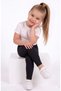 Girls' High Waist 100% Cotton Flexible Comfortable 4-Season Full Leggings - 3