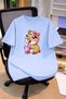 Oversize Kids Teen T-Shirt 100% Cotton Printed Comfortable Fit Casual Stylish T-Shirt