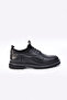 Carmino Black 100% Genuine Leather Men's Classic Casual Shoes