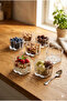 Glass Dessert Bowl Set of 6 Transparent Presentation Bowl Nuts Snack Bowl Decorative Bowl