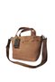 Quality Small Size Open Top Vintage Casual Waxed Canvas Daily Shoulder Handbag S Size Mila Tote Bag 21cm X 35cm - 2