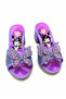 Girl's Sparkling Bowknot Stylish Design Evening Dress Shiny Slippers - 2