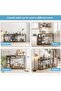 Console Table for Entryway, with 4 Tier Storage Shelves, Extra Long Sofa Table for Hallway - 6
