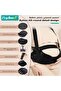 Pregnancy Belly Support Band, Adjustable Breathable Maternity Support Belt, Adjustable 3-in-1 Maternity Belt with Shoulder Strap and Back Support - 5