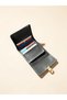 Patter Model Women's Mini Wallet Money Portfolio Stylish Minimal Accessory Detailed Card Holder Wallet - 3