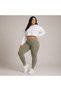 Women's Extra High Waist Plus Size Diving Fabric Stretchy Sports Casual Daily Oversized Leggings - 2