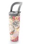 Special for Mother's Day, Mother-Daughter Patterned Steel Thermos with Straw and Direct Drinking Feature 900 ml 38761 - 4