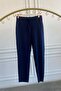 Fabric Trousers with Side Pocket Detail and Snap Closure - 2