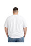 Men's Plus Size White Crew Neck Short Sleeve Confident T-Shirt 5Xl-6Xl-7Xl-8Xl - 2