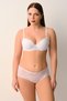 Lace Deluxe High Waist Lace Trim Slip Panties - 2