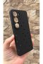 Vivo V40 Lite 5g Compatible Mini Black Heart Patterned Silicone Shock Absorbing Classic Protected Rubber Case - 3