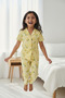 Mother Daughter Girl Child Lemon Flower Patterned Milan Pajama Set (the Price Is for One Product) - 7