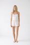 White Heart Pattern Strap Shorts Set 3404 - 2