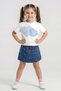 Girls Shorts Skirt Set 26Ydmb0737 - 2