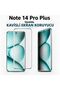 واقي شاشة زجاجي شفاف ثلاثي الأبعاد منحني بالكامل لهاتف Redmi Note 14 Pro Plus