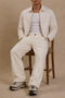 Men's Baggy Pants – Wide Leg Relaxed Fit Casual Style - 2