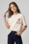 Cotton Text Printed Oversize Girls' T-Shirt - 2