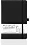 A5 Lined Notebook - Hardcover, 160 Pages, Writing Pad for Notes, Journals, Sketches, School, O