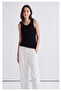 Women's Black Soft Textured Viscose Standard Fit Daily Athlete - 2