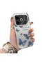 Tecno Pova 6/Pova 6 Pro 5g Compatible Hard Acrylic Back Silicone Edge Lens Protection Butterfly Case
