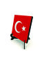 Turkey Flag Printed Mdf Tabletop Decoration 10X10 1G-Trbayrak1