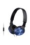 Headset MDRZX310APL.CE7 Android/iPhone, albastru
