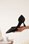 Moguer Premium Pointed Toe Black Patent Leather Stiletto 6 cm - 2