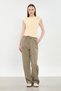 Women's short sleeve boat neck bodysuit - yellow - 4