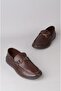 Kmc 3546 Genuine Leather Casual Men's Shoes Brown - 6