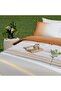 Eva Blake Yellow Single 100% Cotton Duvet Cover Set and Piqué Set - 4
