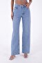Women's Wide Leg Relax Jeans Light Blue 718-15