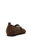 Women's Brown Strappy Ballerinas - 2