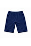 Men's Large Size Navy Blue Two-Thread Pocket Zipper Capri 3Xl-4Xl-5Xl-6Xl-7Xl-8Xl - 4