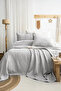 Julia Jacquard Bedspread Set, Floral Embossed 100% Cotton Jacquard Fabric, 3 Piece Bedspread Set