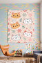 Modern Pattern Fabric Wall Covering Aesthetic Bedroom Decor Washable Quality Easy to Install Stylish