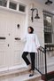 Casual Tunic with Drawstring and Tie Detail - 6
