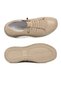 Beige Genuine Leather Orthopedic Sole Women's Casual Shoes 5605 Z - 5
