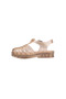 Girl's Possession Shiny Gold Sandals - 3