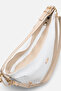 Caliviana White Beige Knitted Women's Strap Detailed Casual Stylish Cross Shoulder Bag - 4