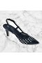 Evening Dress Shoes Black with Stones - 4
