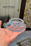 12-Piece Glass Snack Bowl Set – Stylish Serving Bowl & Plate Set with Beaded Detail - 6