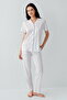 3619 Women's Front Buttoned Pajama Set - 2